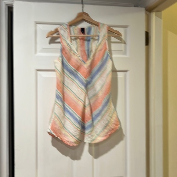 Gap striped linen/cotton tank - Picture 1 of 5